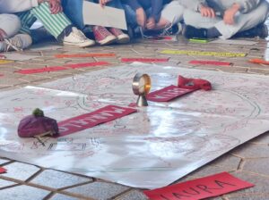 Oración conjunta durante el encuentro